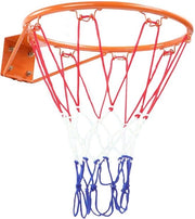 Scocchino da basket e rete per bambini - Scocchino da basket mini metallico da appendere - Giocattolo da esterno e interno per bambini da portare in giro - Scocchino da basket diametro 32CM Rete da basket