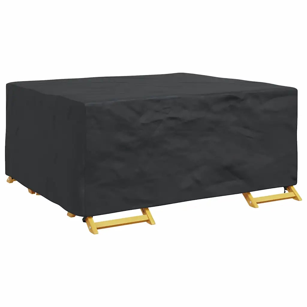 vidaXL Copertura per mobili da esterno Nero 200 x 165 x 80 cm 600D