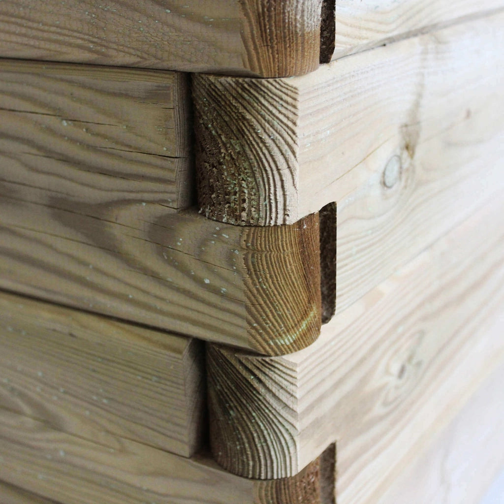 In Legno da Giardino 60x40x40 h in cm 60x40x40 - FLOWER