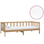 Divano letto | Sof¨¤ letto | Letto singolo con Materasso 90x200 cm ambra in Legno di Pino