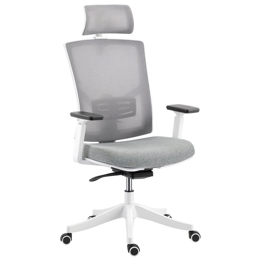 Sedia da Ufficio Ergonomica e Traspirante 64,5x62,5x112-122 cm con Supporto Lombare Dinamico 4D Multicolore