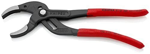 KNIPEX 81 01 250 Pinza per sifone e connettore Regolabile 25 posizioni Fino a 80 mm Impugnatura antiscivolo colore Nero