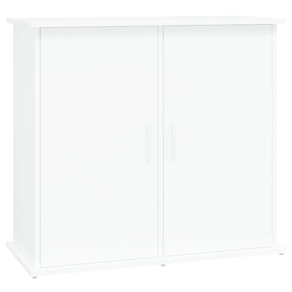 Base per mobiletto per acquario 81 x 36 x 73 cm legno ingegnerizzato bianco 02_0045072