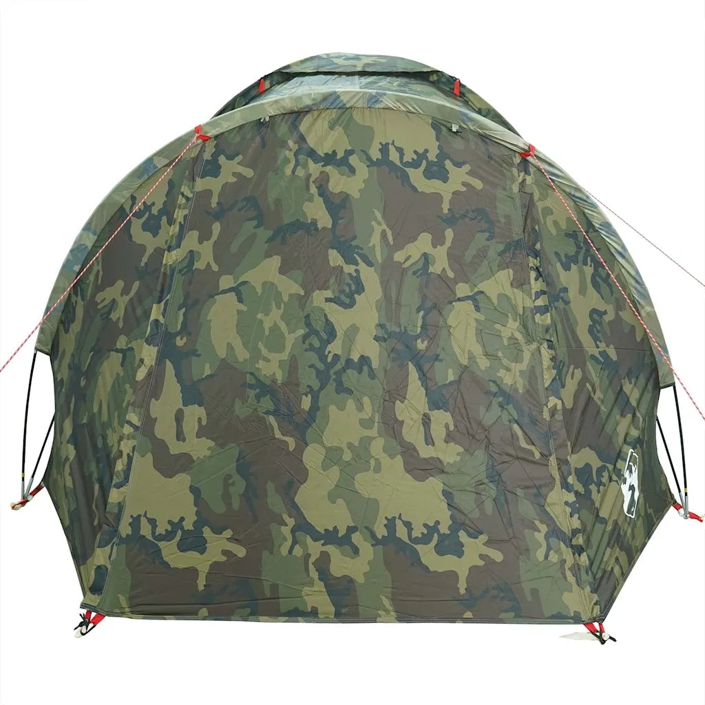 vidaXL Tenda da Pesca per 2 Persone Mimetica Impermeabile