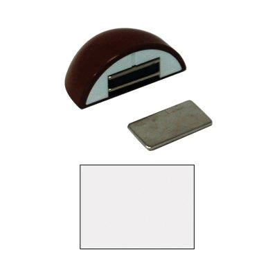 FERMAPORTE MAGNETICO AP 123 - RESINA TERMOPLASTICA BIANCO- 10 pezzi