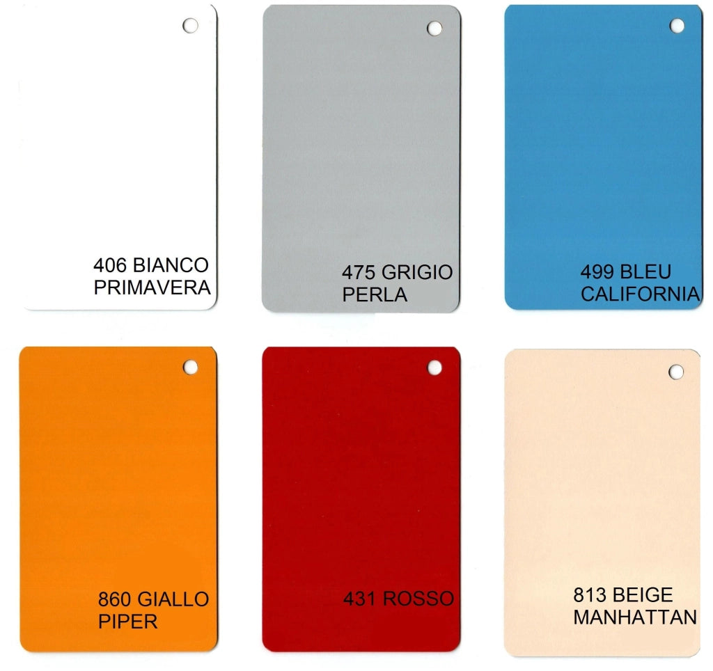 Armadio spogliatoio in laminato stratificato HPL sovrapposto a 4 posti certificato per uso alimentare cm. 80x50x200h