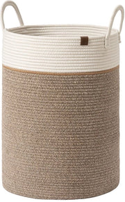 Mandopvitrina in cotone - Mandopvitrina grande in cotone, cesto per coperte, giocattoli per bambini, cesto XL per la stanza dei bambini Mocha