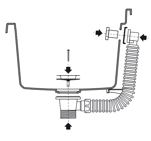 Lavatoio 50 cm Pilozzo a Parete con Griglia in Resina Bianco