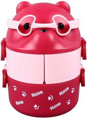 Lunchbox 2 laags - Eccellente Isolazione Termica - Stivellabile - Adatta per Cibi Caldi/Freddi - Materiale PP Sicuro - Apertura di Aerazione Ripiegabile - Contenitore per Cibi