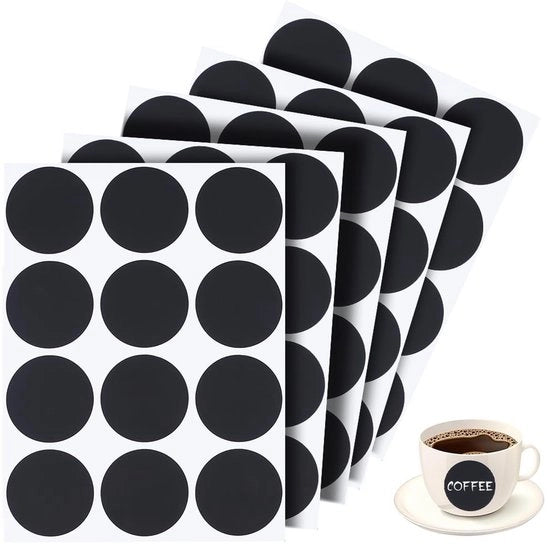 Etichette per Scuola 360 Stuks - Etichette Herbruikbaar in PVC - Acqua Resistenti per Cucina e Ufficio