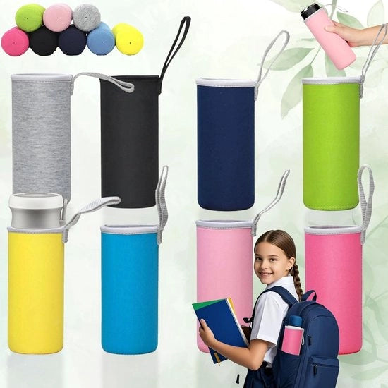 Bidone in Neopreen - Copertura Isolante per Bottiglia - 8 Stuks - 8 Colori