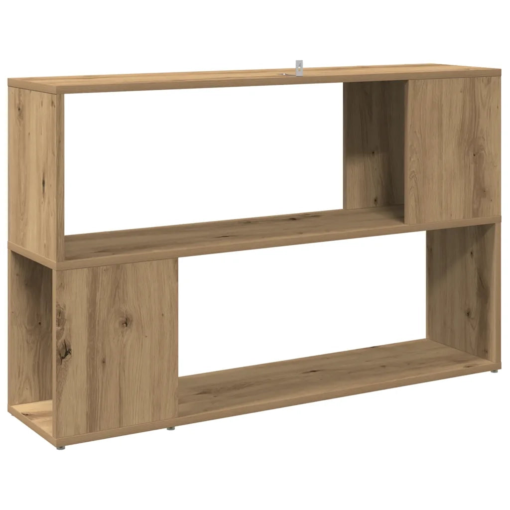Libreria-Scaffale per Libri-Mobile di Stoccaggio Rovere Artigianale 100x24x63 cm in Truciolato