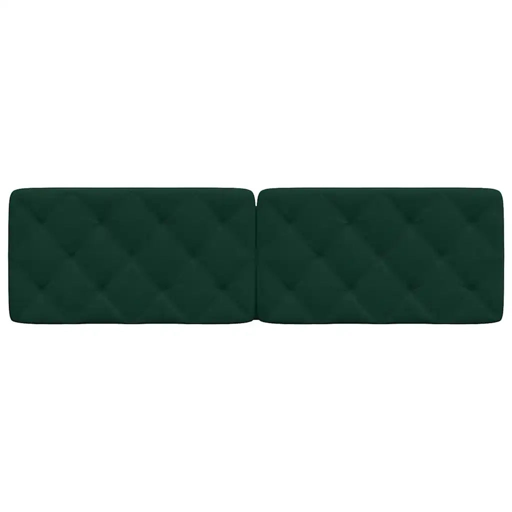 Cuscino Testiera Verde Scuro 180 cm in Velluto CFW2957372