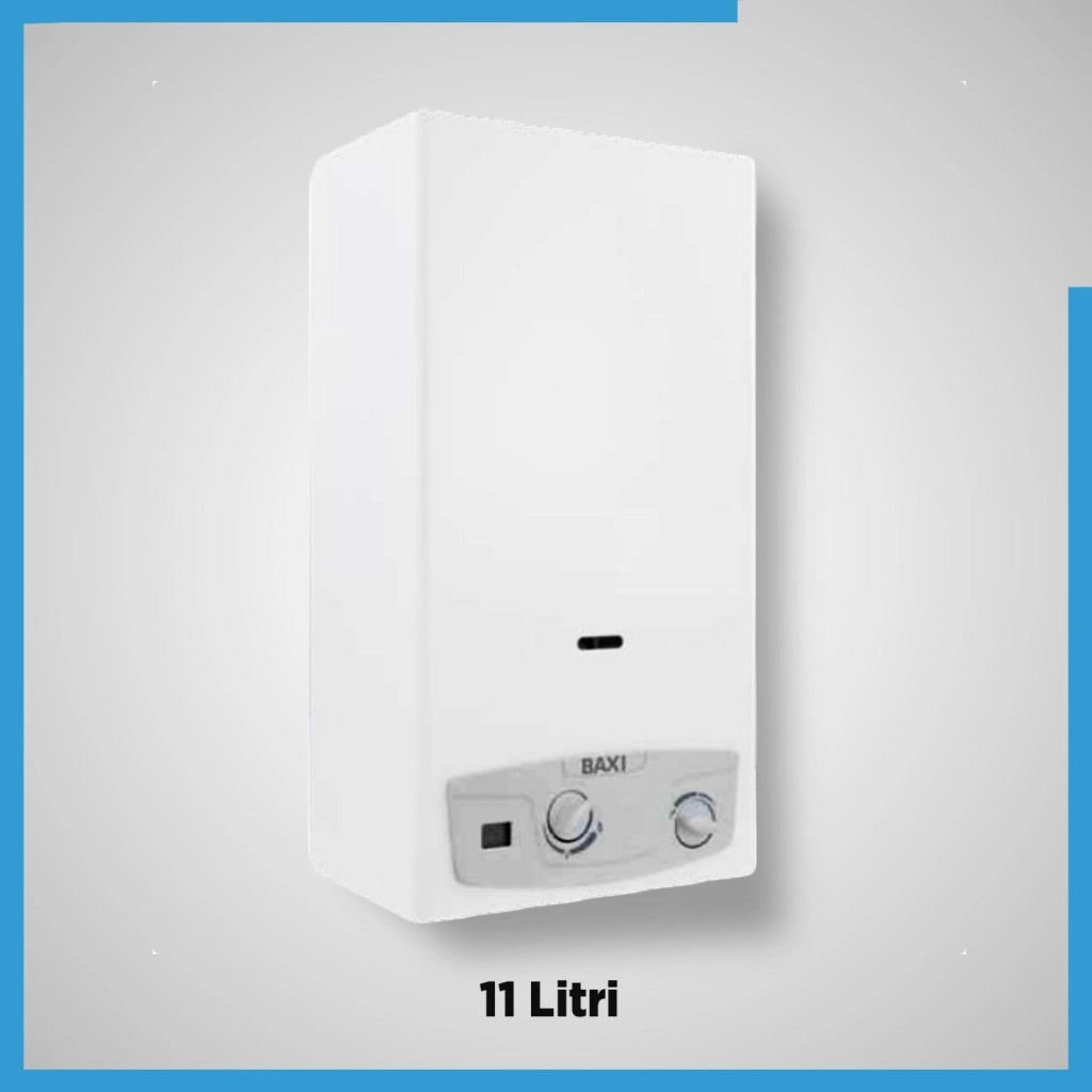 Scaldabagno a camera aperta Baxi ACQUAPROJET+ BLUE 11i GL Gpl Low NOx A7698571 a Tiraggio Naturale