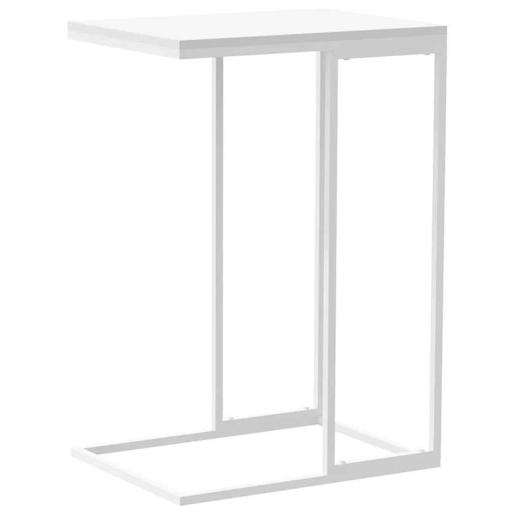 Tavolino da Salotto Bianco 40x30x59 cm in Legno Multistrato 336131