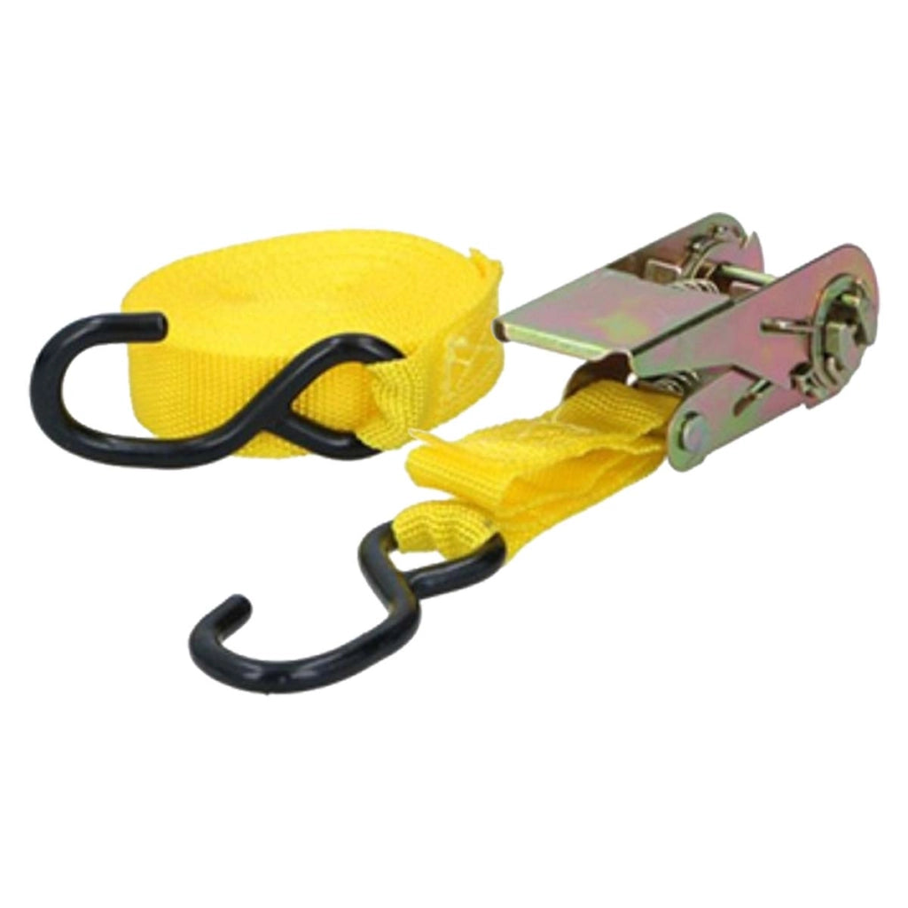 Cinghie di trasporto da 5 m con pressione di 350 kg per rimorchio, 4 pezzi Giallo Dunlop