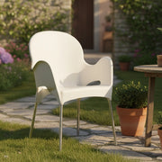 Vashti, Sedia da Esterno una Sedia Made in Italy, Beige