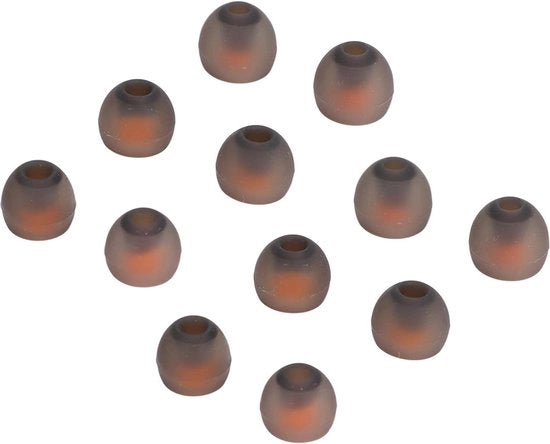 Set di Orecchini di Sostituzione in Silicone - Isolamento Acustico e Comfort - 12 Pezzi - Adatto per WF-1000XM3/WF-1000XM4, BeatsX, SensoS/M/L