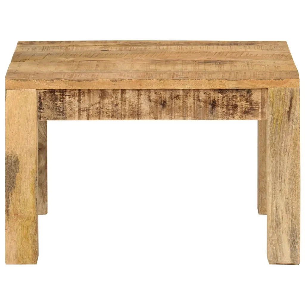 Tavolino da Salotto 55x55x35 cm in Legno Massello di Mango 350321