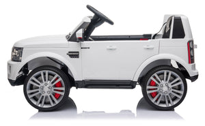 Macchina Elettrica per Bambini 12V con Licenza Land Rover Discovery Bianca