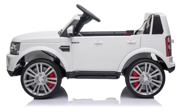 Macchina Elettrica per Bambini 12V con Licenza Land Rover Discovery Bianca