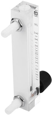 Misuratore di flusso di gas 1-10 LPM - Regolatore di flusso - Misuratore di flusso d'aria - Misuratore di ossigeno - Connettori 8 mm - Precisione 5% - Misuratore di flusso