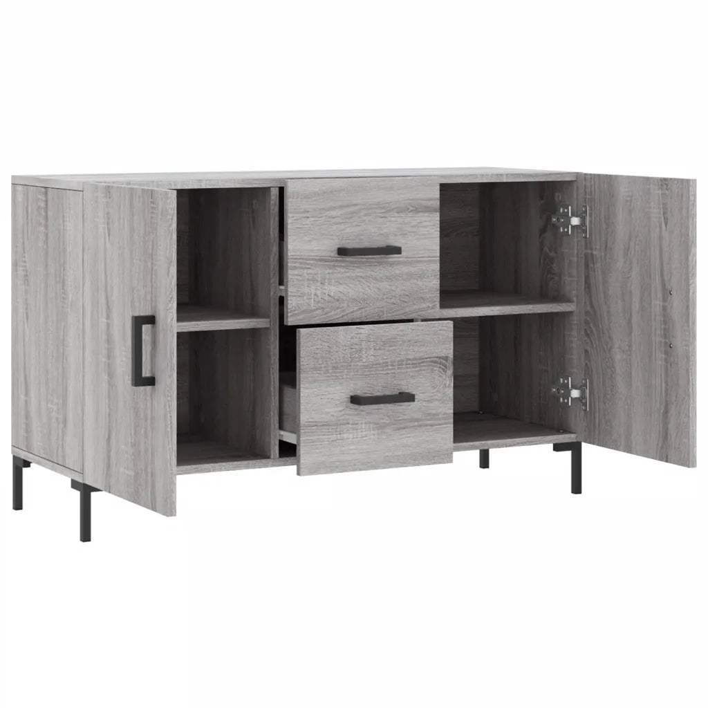 Credenza | Madia | Buffet da pranzo | Armadio da pranzo Grigio Sonoma 100x36x60 cm in Legno Multistrato