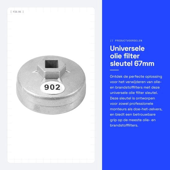 Chiave per filtro universale 67 mm - Alluminio - Chiave a goccia - Attrezzo manuale - Forma perfetta di adattamento - Duraturo - Chiave per filtro