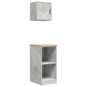 Armadi da Garage 2 pz Grigio Cemento in Legno Multistrato CFW4520421