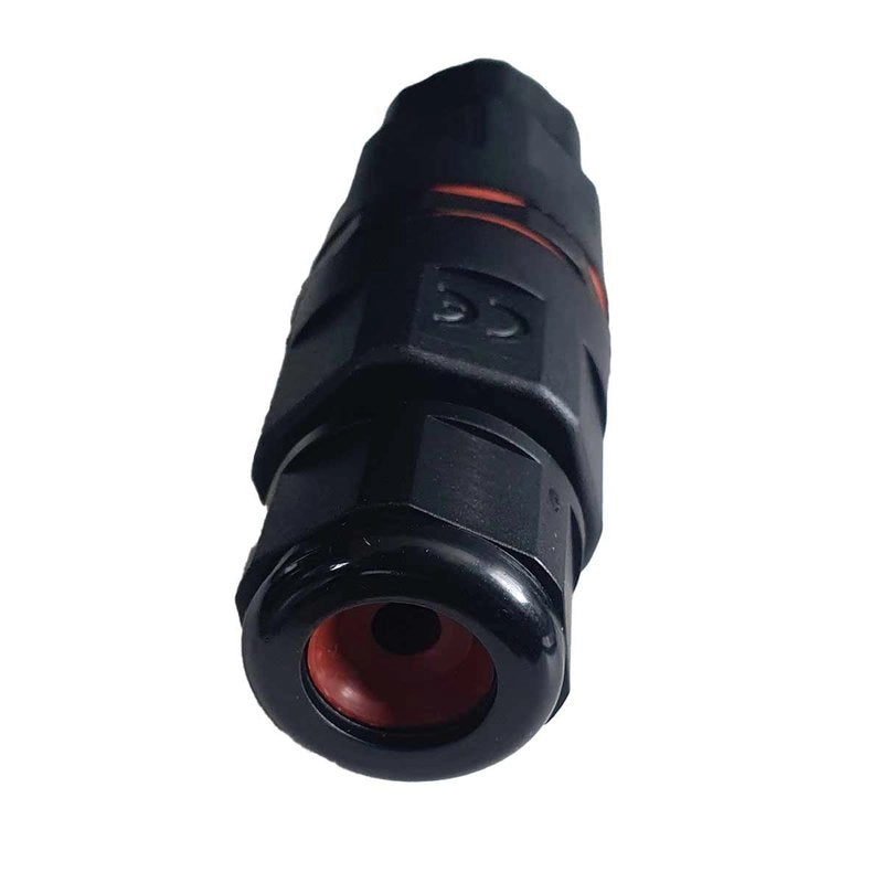 2 Connettori Veloce IP68 Forma I Manicotto Collegamento Cavo Esterno 3P 90x30mm