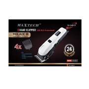 Trade Shop - Tagliacapelli Uomo Con Filo Regolabile Con Spazzola Lubrificante Uomo Maxtech Ta-ca015 -