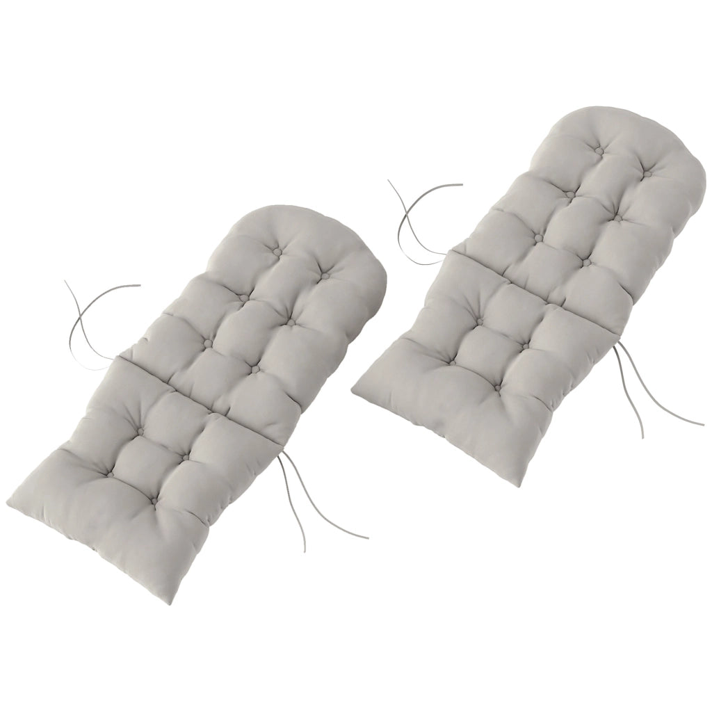 Cuscini per sedie Adirondack ¨C zephmum ¨C 2 pezzi, grigio chiaro