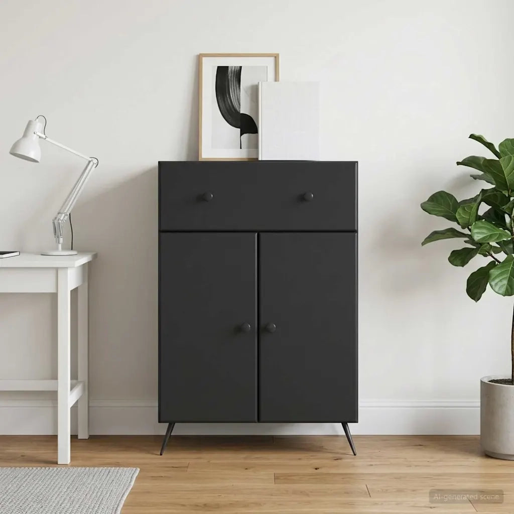 Credenza Nero 66 x 34,5 x 90 cm Legno ingegnerizzato 895556