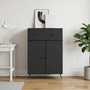 Credenza Nero 66 x 34,5 x 90 cm Legno ingegnerizzato 895556