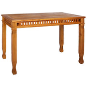 Tavolo da Pranzo per Giardino | Tavolino da esterno 120x65x80 cm in Massello di Teak