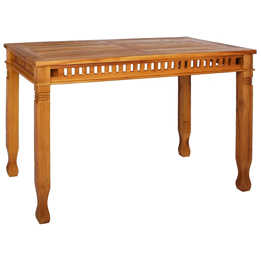 Tavolo da Pranzo per Giardino | Tavolino da esterno 120x65x80 cm in Massello di Teak