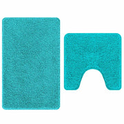 Set di tappetini antiscivolo per il bagno 2 pz Turchese PP CFW7889147
