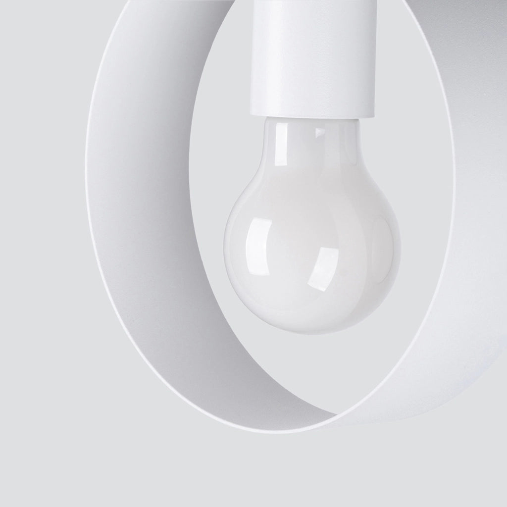 Pure Lume LOFTEN lampadario anello bianco metallo 3xE27
