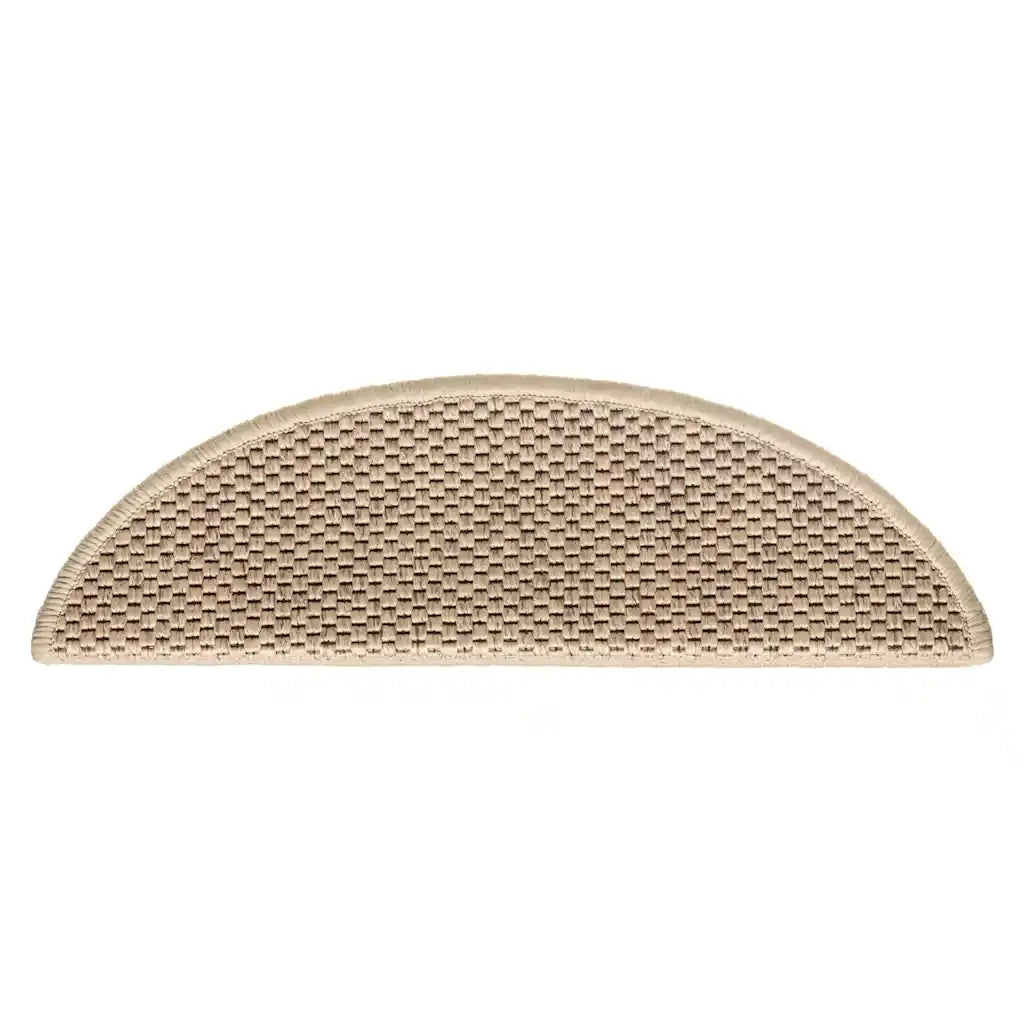 Tappeti Autoadesivi Scale Aspetto Sisal 30 pz 56x17x3 cm Sabbia 3365867