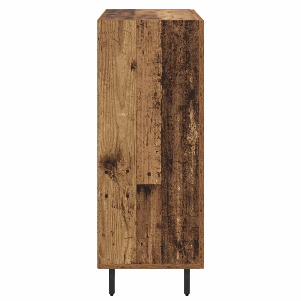 Credenza | Madia | Buffet da pranzo | Armadio da pranzo Legno vecchio 69,5 x 34 x 90 cm Legno multistrato