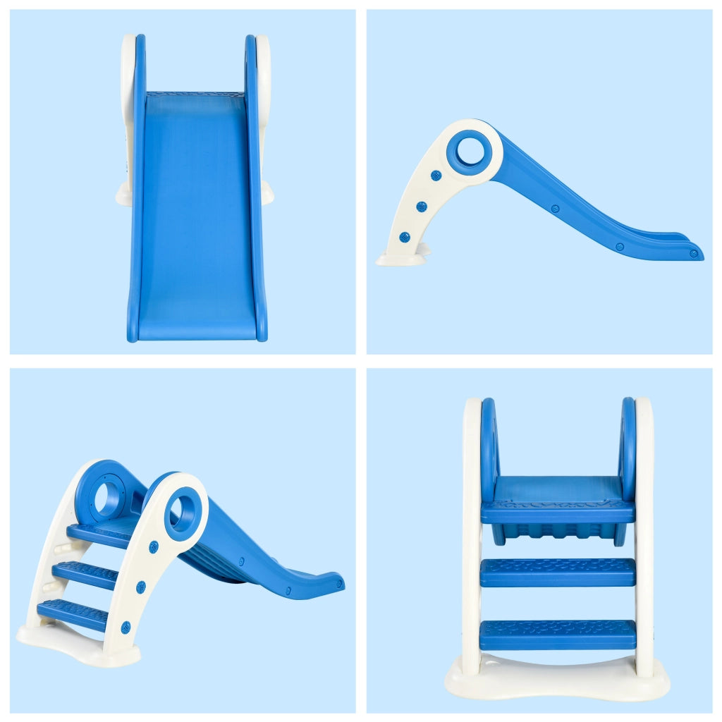 Scivolo per bambini pieghevole ¨C Minimal ¨C 120x50x56 cm HDPE blu
