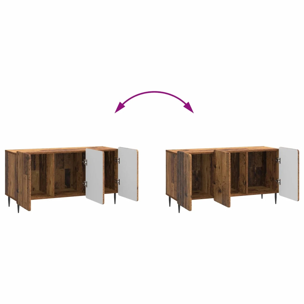 Mobile TV 99 x 34,5 x 52 cm Legno antico Legno ingegnerizzato 894493
