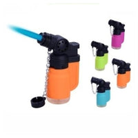 Trade Shop - Accendino Antivento Torcia Cannello Minitorcia Tascabile Ricaricabile A Gas 1jet -