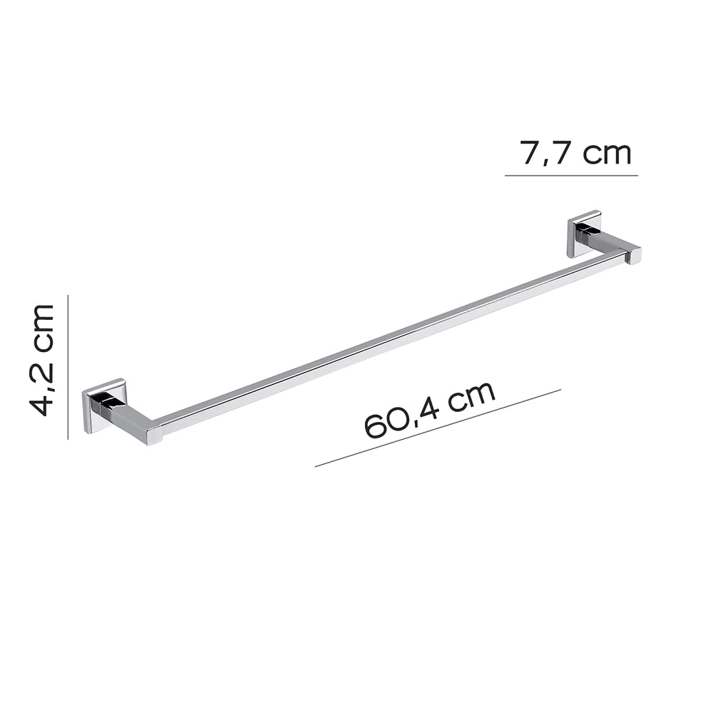 Portasalviette 60cm Gedy in acciaio inox cromato | Colorado