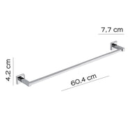 Portasalviette 60cm Gedy in acciaio inox cromato | Colorado