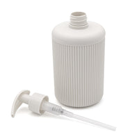 Accessori bagno appoggio in set completo 5 pezzi beige in plastica Ring