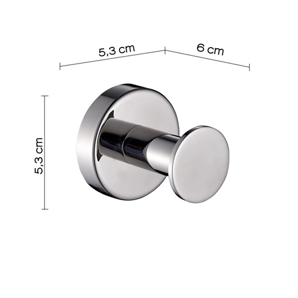 Appendino a gancio singolo Gedy in acciaio inox cromato | Project