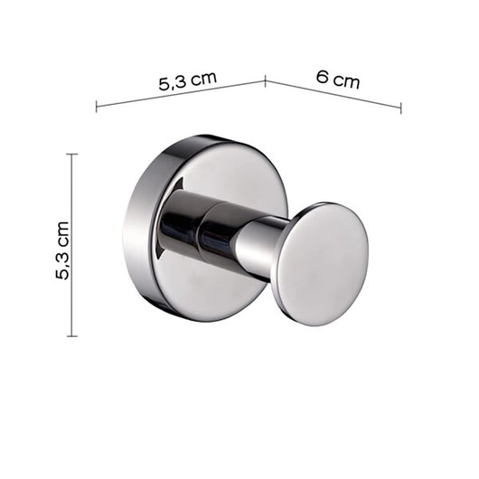 Appendino a gancio singolo Gedy in acciaio inox cromato | Project