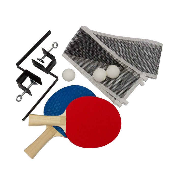 Tavolo da Ping Pong Pieghevole con Kit Racchette e Palline Tennis da Tavolo con Retina e Kit Completo Tavolo da Gioco Multiuso per Uso Interno