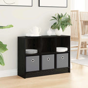 Credenza con cassetto Rovere Nero 73,5 x 22,5 x 53,5 cm 8000501